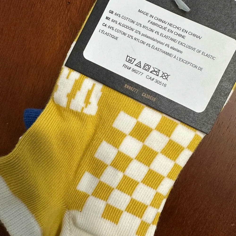 Vans 3-Pack Checkerboard Socks